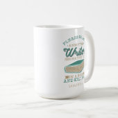 Mug N'ennuyez pas l'écrivain Anniversaire Personnalisé (Devant droit)