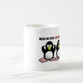 Mug N'entendez aucun pingouin mauvais (Centre)