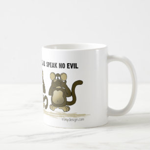 Mug N'entendez aucun singe de mal