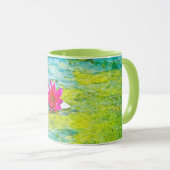 Mug Nénuphar de feuille de nénuphar (Devant droit)