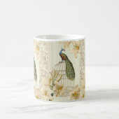 Mug nénuphar vintage paon (Centre)