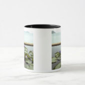 Mug Nénuphars dans l'étang par l'océan (Centre)