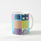 Mug Neo Modernism artwork pattern made with abstract g (Devant droit)