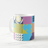 Mug Neo Modernism artwork pattern made with abstract g (Devant gauche)