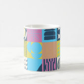 Mug Neo Modernism artwork pattern made with abstract g (Centre)