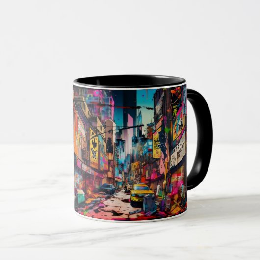 Mug Neon Alley (Devant droit)