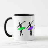Mug Neon Ballerinas Ballet Pointe Enseignant de danse  (Gauche)