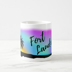 Mug Neon Beach Skies À Fort Lauderdale
