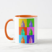 Mug Néon Big Ben d'art de bruit (Gauche)
