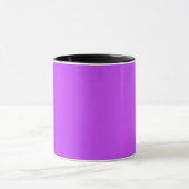 Mug néon clair solide fluorescent violet (Centre)