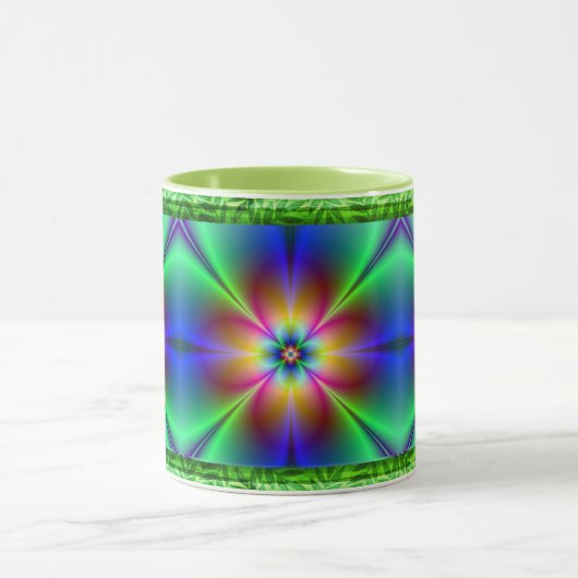 Mug Neon Daisy coloré (Centre)
