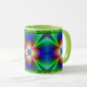 Mug Neon Daisy coloré (Devant droit)