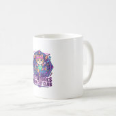 Mug Néon de chat d'aérobic des années 80 - Conception (Devant droit)