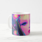 Mug Neon, déesse Alien (Devant gauche)