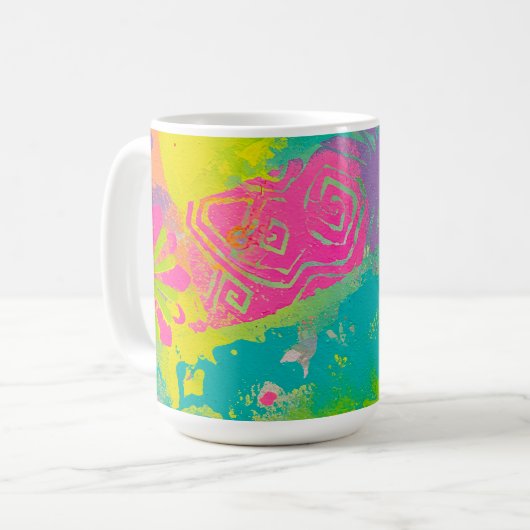 Mug Neon Dreams Abstrait (Devant gauche)