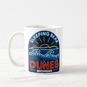 Mug Neon Dunes de l'ours couchage Michigan
