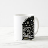 Mug Neon Dunes de l'ours couchage Michigan (Devant droit)