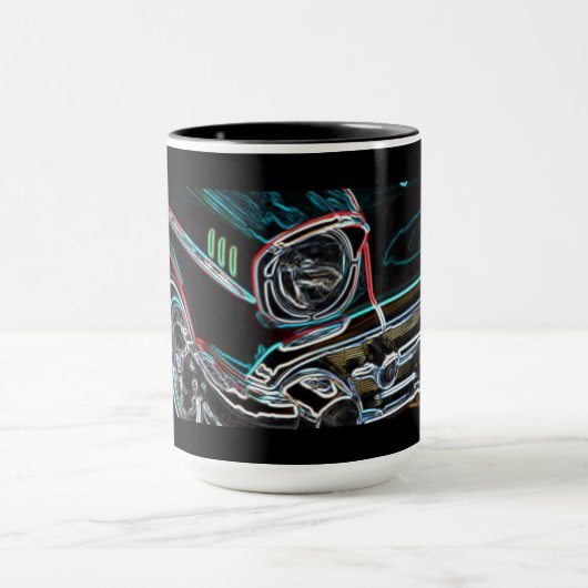 Mug Neon Effect Revin' 57 Driving the Classics - (Centre)