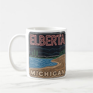 Mug Neon Elberta Michigan