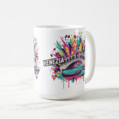 Mug Neon Electric Venezia Art Pop (Devant droit)