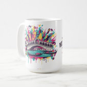 Mug Neon Electric Venezia Art Pop (Devant gauche)