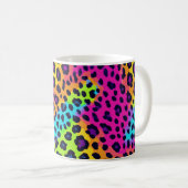 Mug Neon Empreinte de léopard (Devant droit)