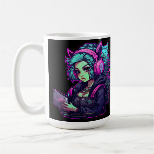 Mug Neon gamer fille