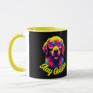 Mug Neon Golden Retriever