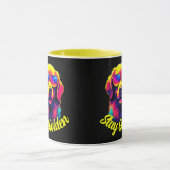 Mug Neon Golden Retriever (Centre)