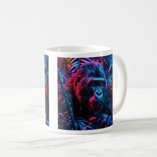 Mug Neon Gorilla (Devant droit)