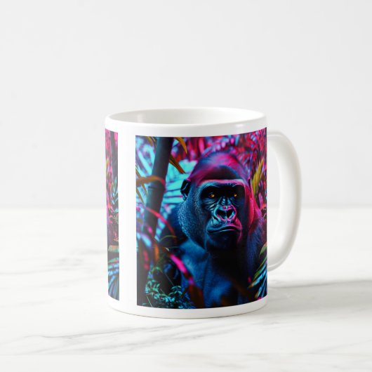Mug Neon Gorilla (Devant droit)