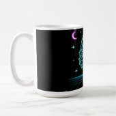 Mug Neon Gorilla Synthwave - Retro Power Beast (Gauche)