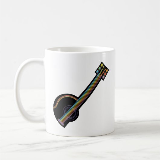 Mug Neon Guitare (Gauche)
