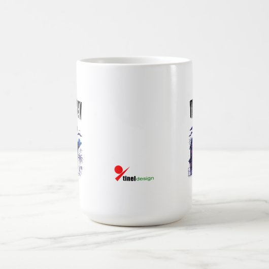 Mug Neon Haunted House - Retro Éffrayant Llow (Centre)