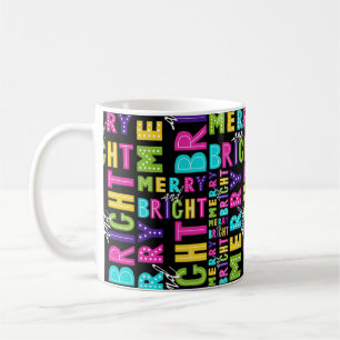 Mug Neon Merry et Bright