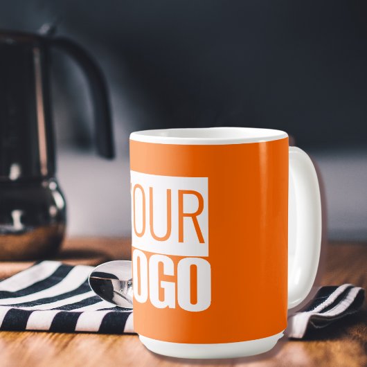 Mug Neon orange - ajoutez votre logo