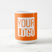 Mug Neon orange - ajoutez votre logo (Centre)