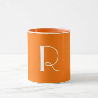 Mug Neon Orange Monogram Unisex