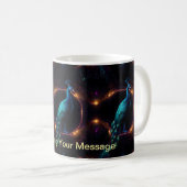 Mug Neon Peacock Elegance (Devant droit)