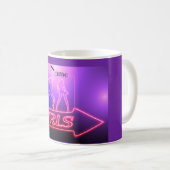 Mug Neon Pink Girls Sign Thunder_cove (Devant droit)