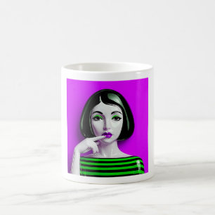 Mug Neon Purple Art