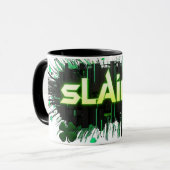 Mug Neon Sláinte Cyber-Mug (Devant gauche)