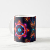 Mug Neon Starburst Kaleidoscope (Devant gauche)