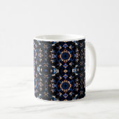Mug Neon Starburst Kaleidoscope (Devant droit)