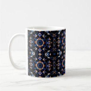 Mug Neon Starburst Kaleidoscope
