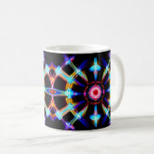 Mug Neon Starburst Kaleidoscope (Devant droit)