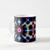 Mug Neon Starburst Kaleidoscope (Devant gauche)
