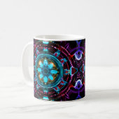 Mug Neon Starburst Kaleidoscope (Devant gauche)
