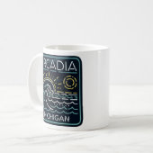 Mug Neon Wave Arcadia Michigan (Devant gauche)