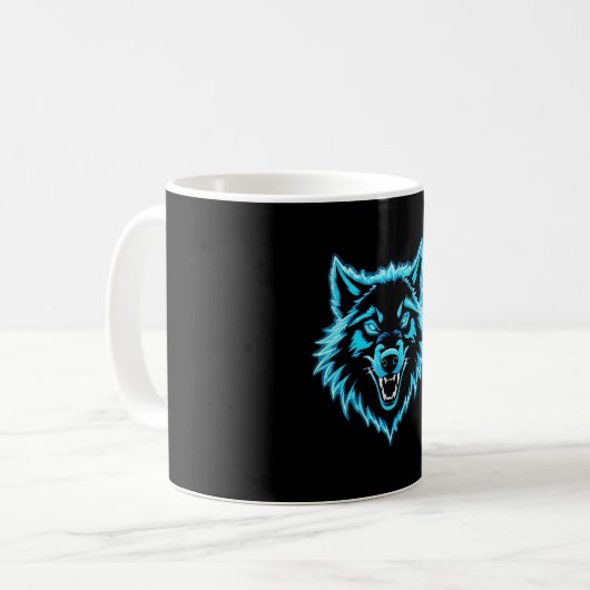 Mug Neon Wolf (Devant gauche)